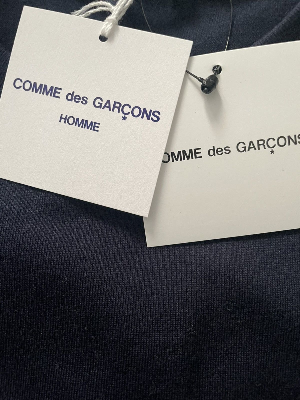 Comme des Garcons Comme Des Garçon Homme Navy Printed Tee Shirt Size US S / EU 44-46 / 1 - 18 Thumbnail