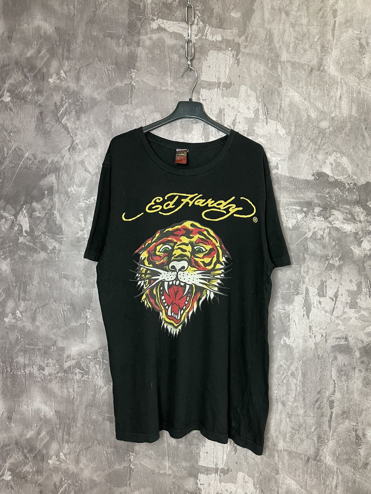 Affliction × Christian Audigier × Ed Hardy Vintage 90's Ed Hardy Japanese Tiger Tattoo Y2K T-shirt Size US L / EU 52-54 / 3 - 1 Thumbnail