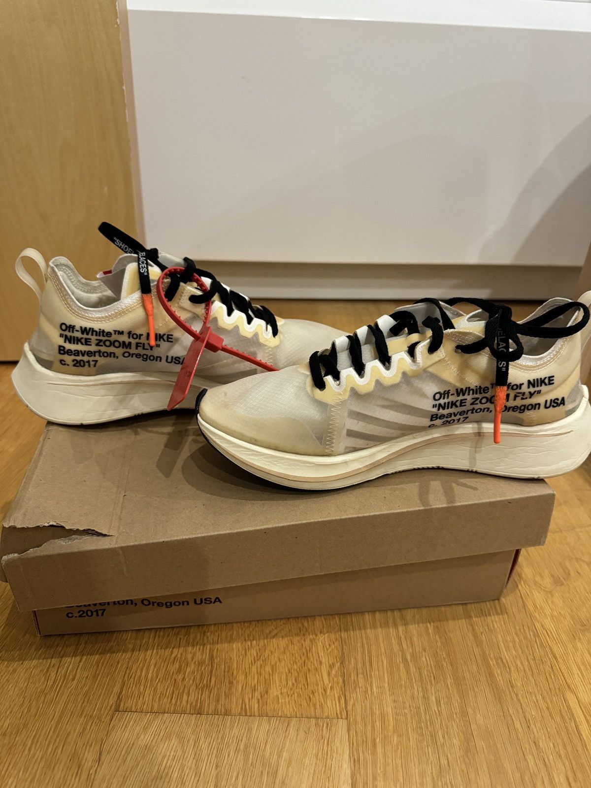 Nike × Off-White Nike Off White Zoom Fly: The 10 Size US 6.5 / EU 39-40 - 9 Thumbnail