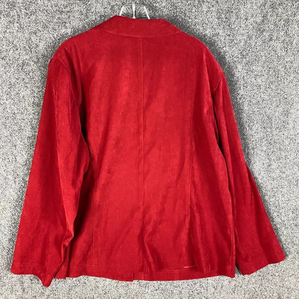 Other Studio I Blazer Jacket Women's Size 20W Polyester 4 Button Size 3XL / US 20-22 - 8 Thumbnail