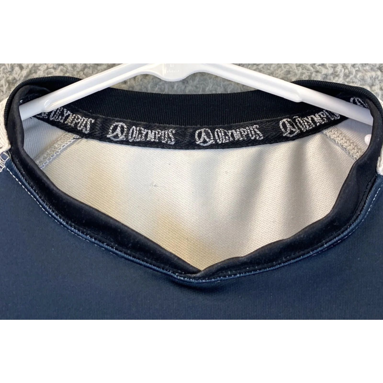 Vintage Olympus Raptors Rugby Women's Small Jersey Shirt White Black Purple Blue /68-6 Size S / US 4 / IT 40 - 4 Thumbnail