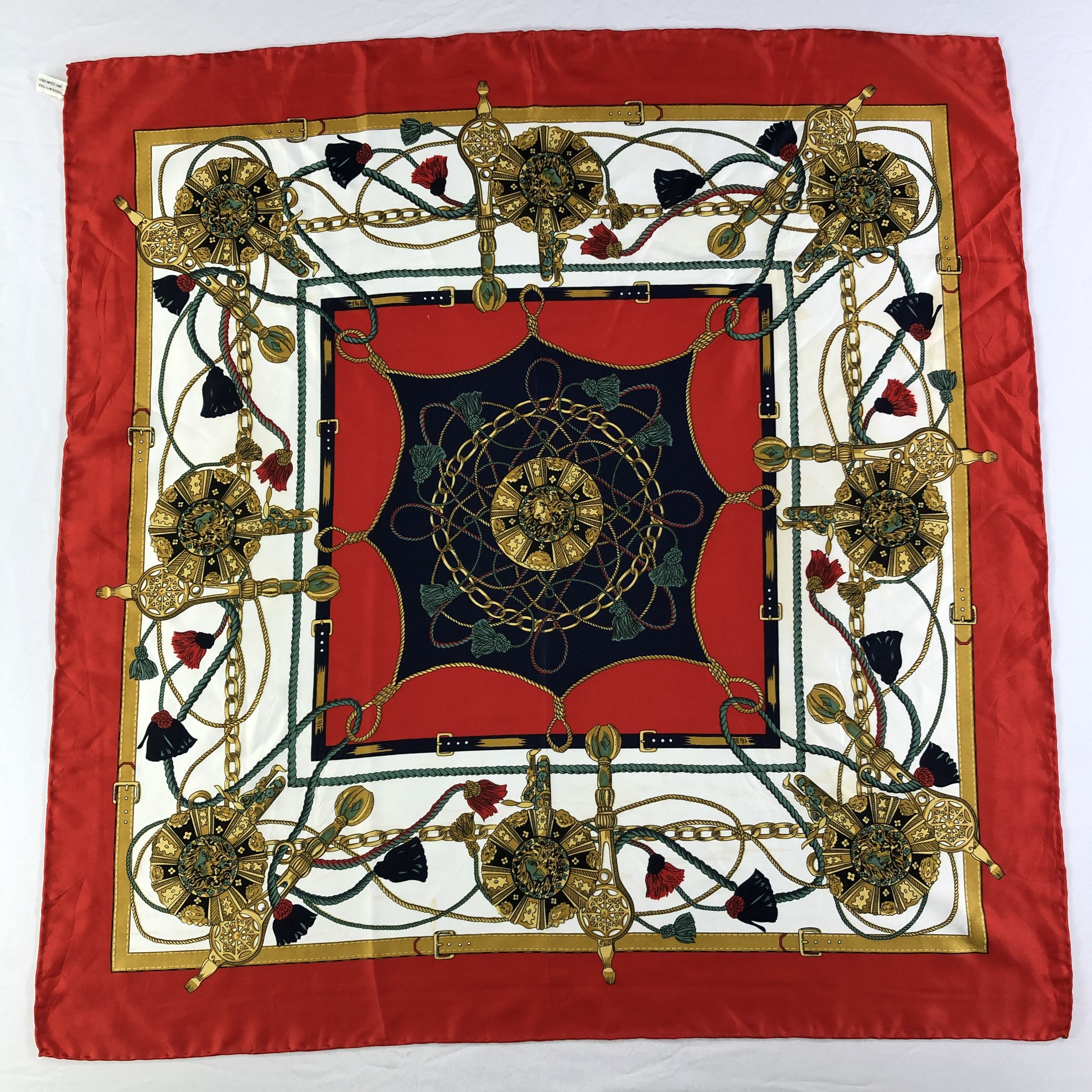 Vintage Vintage Silk Scarf Size ONE SIZE - 2 Thumbnail