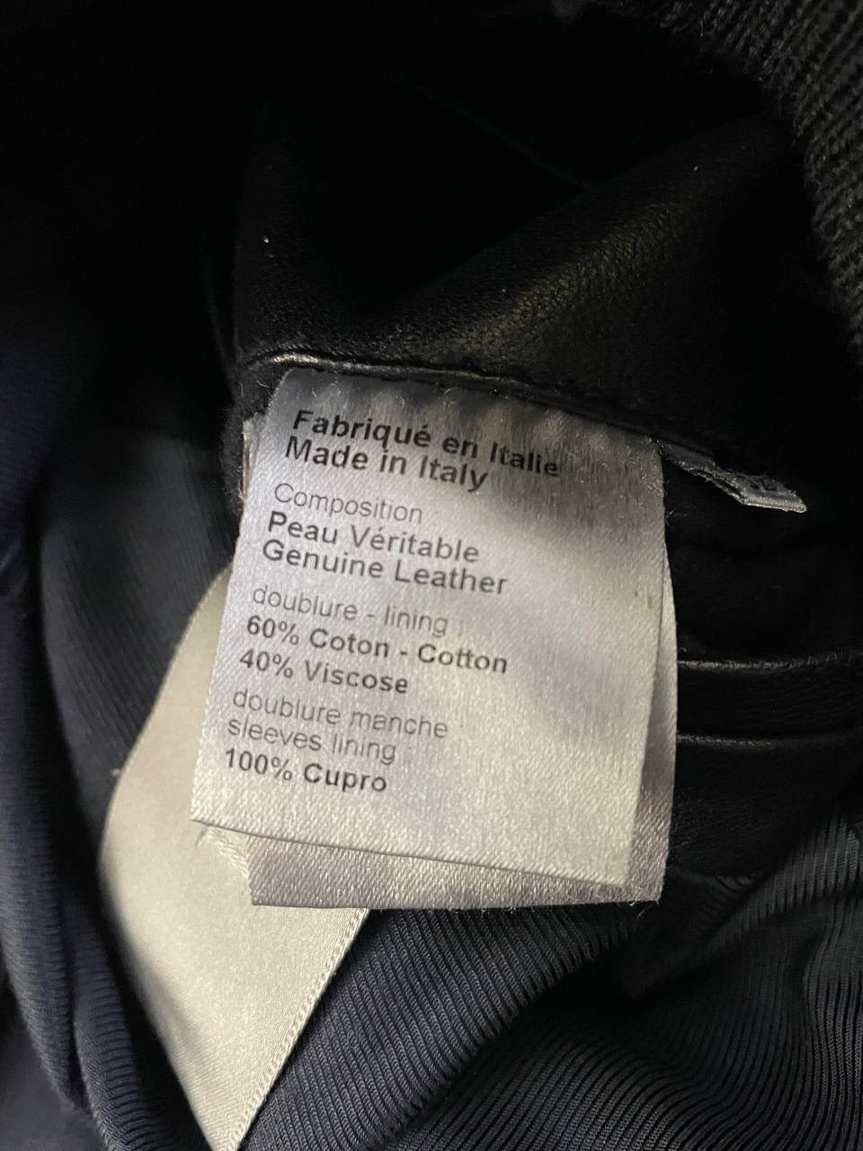 Dior Dior Leather Jacket Black Size US L / EU 52-54 / 3 - 20 Thumbnail