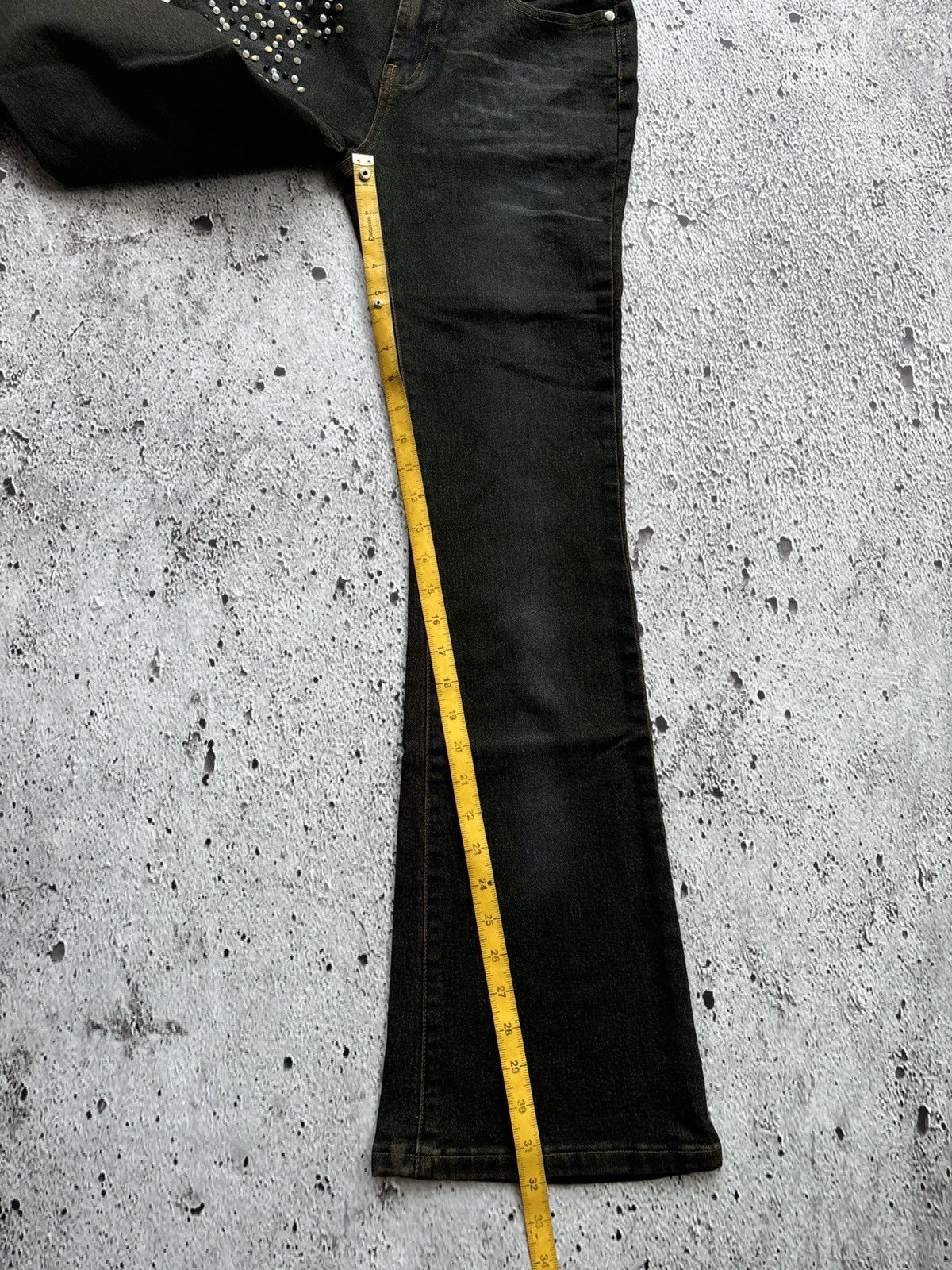 Tornado Mart 2000's Flare Haphazird Bootcut tornado style pants Size 27" / US 4 / IT 40 - 12 Thumbnail