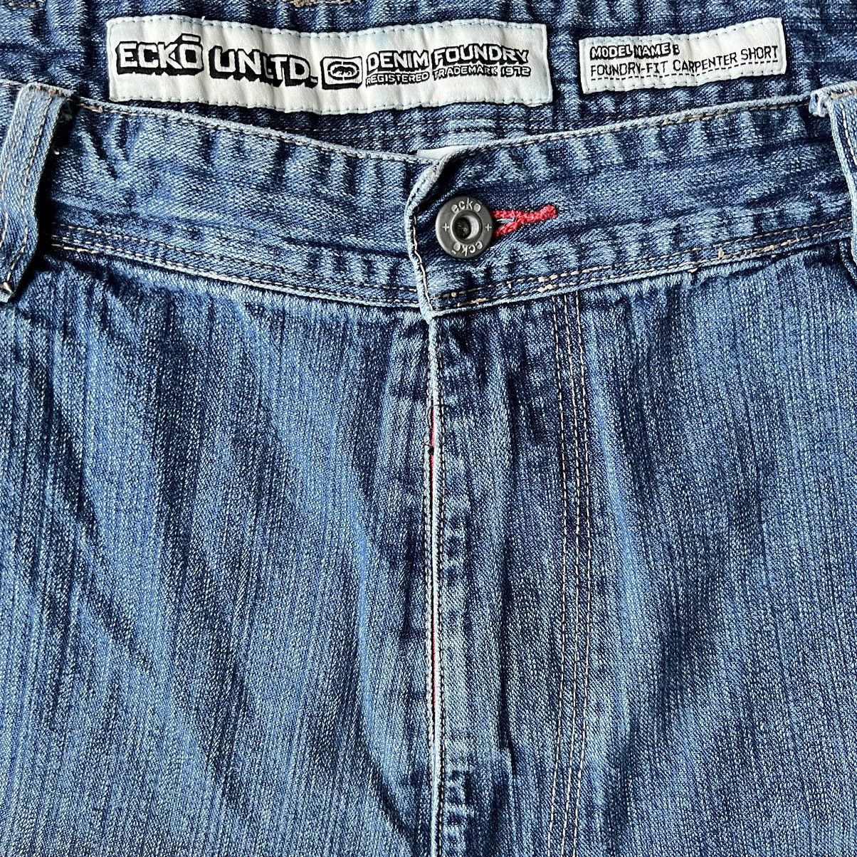 Ecko Unltd. × Vintage Vintage Ecko UnItd. Foundry-Fit Carpenter Jean Shorts Size US 40 / EU 56 - 6 Thumbnail