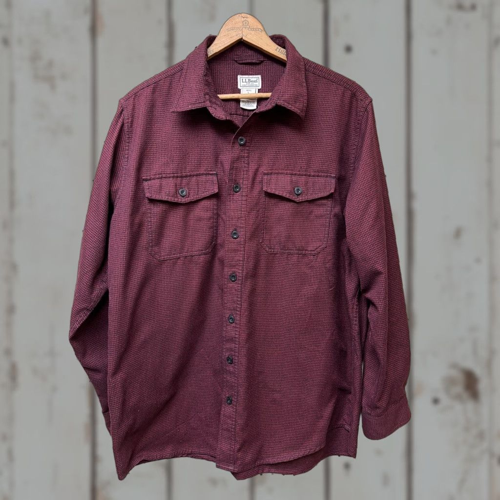 Vintage LL BEAN Button-Up Shirt Size US L / EU 52-54 / 3 - 1 Thumbnail