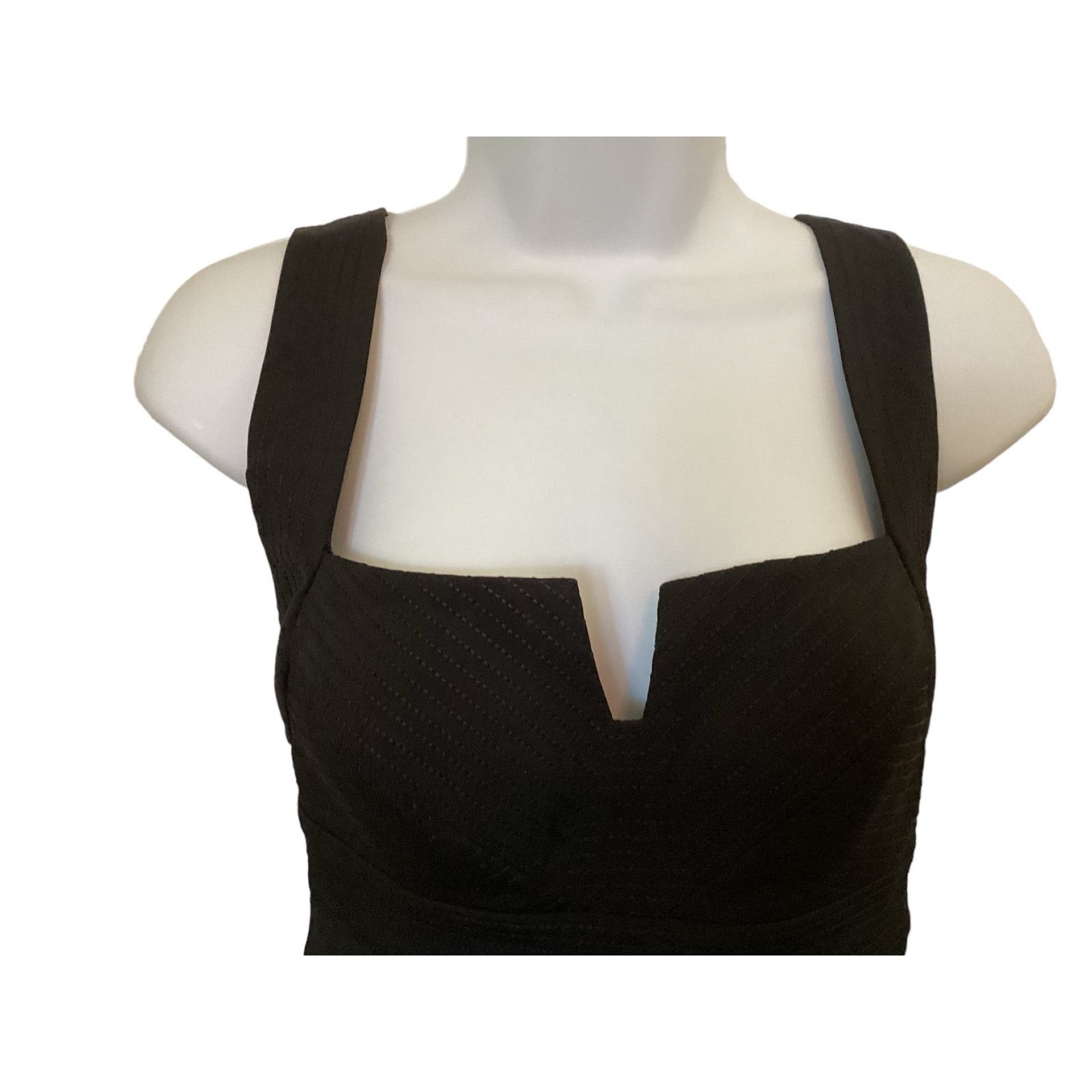 White House Black Market Vintage White House Black Market Black Dress Zips on Side 0 Size XS / US 0-2 / IT 36-38 - 4 Thumbnail