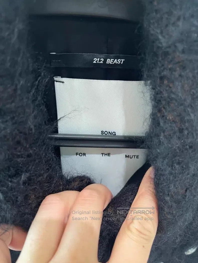 Song For The Mute Song For The Mute Mohair Overcoat Size US M / EU 48-50 / 2 - 6 Thumbnail