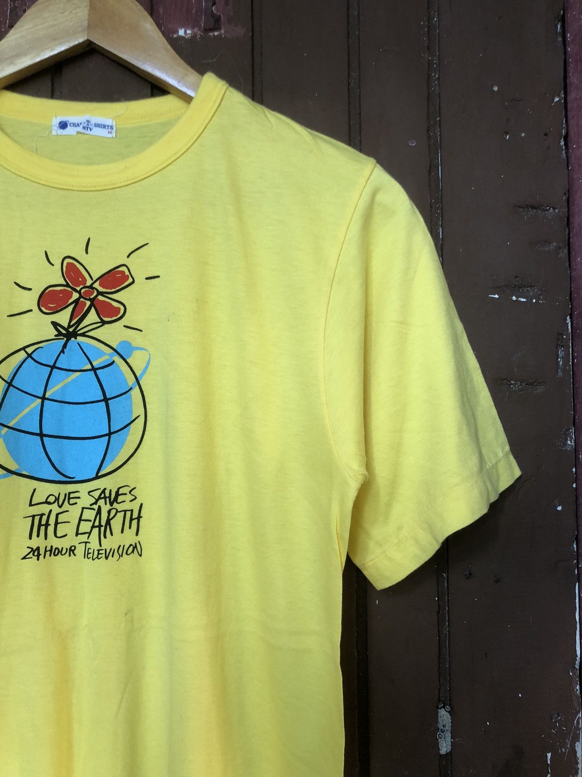 Japanese Brand RARE Vintage 80s 24 Hour Television Tshirt Size US M / EU 48-50 / 2 - 3 Thumbnail