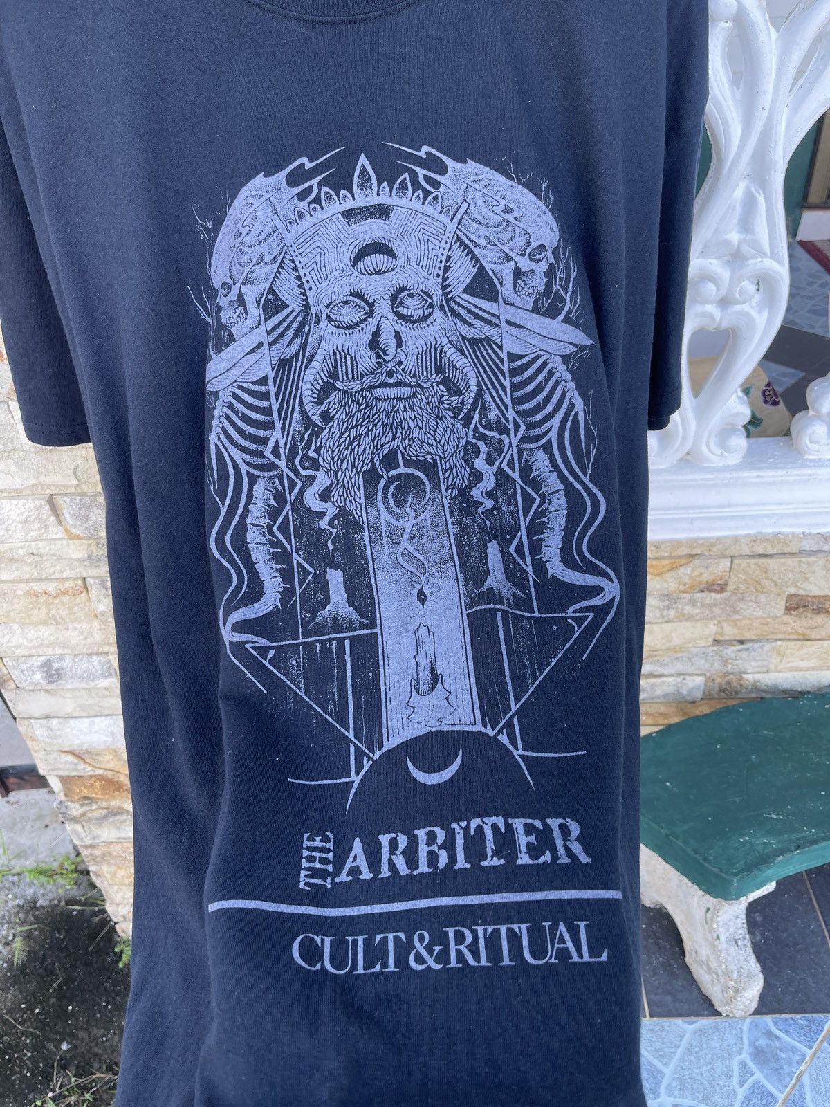 Last Drop🔥Rare🔥Vtg The Arbiter Cult & Ritual Metal Band Tee