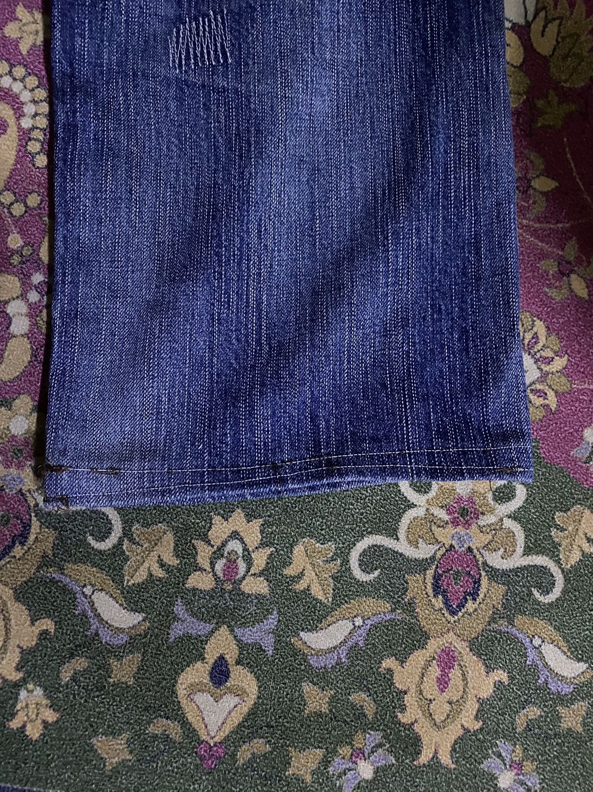Edwin Vintage Edwin Distressed Denim Size US 33 - 9 Thumbnail