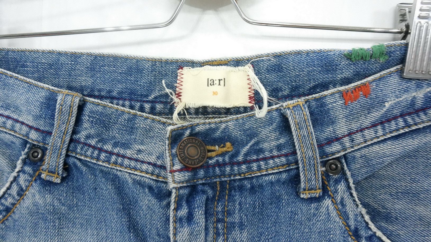 🇯🇵[a:r] Japan Boro Patch Flare Lowrise Women Jeans