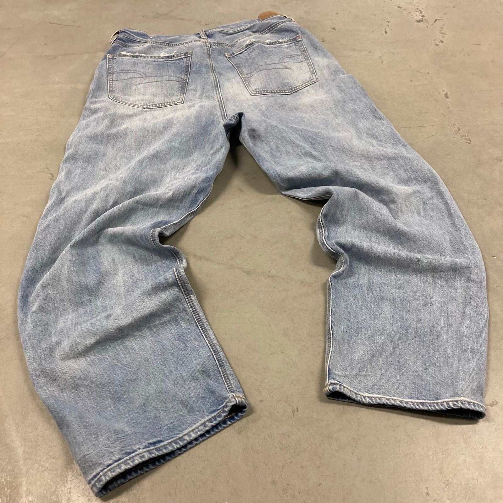 American Eagle Outfitters × Vintage Y2K American eagle baggy jeans 34x30 Size 38" / US 16 / IT 52 - 2 Thumbnail