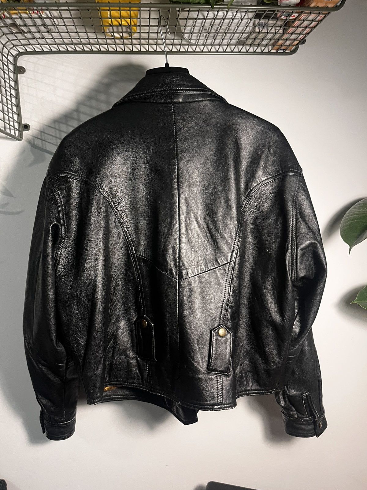 Vintage Real biker authentic leather 90’s vintage Size L / US 10 / IT 46 - 5 Thumbnail