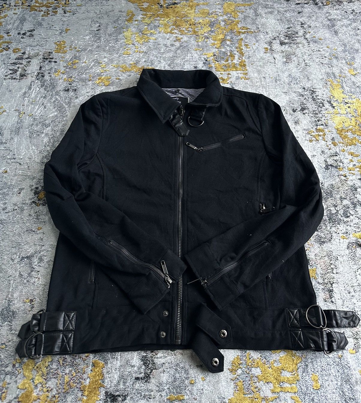 Tornado Mart 💸VERY NICE💸 RARE TIMELY WARNING BONDAGE JACKET LGB STYLE Size US M / EU 48-50 / 2 - 2 Thumbnail