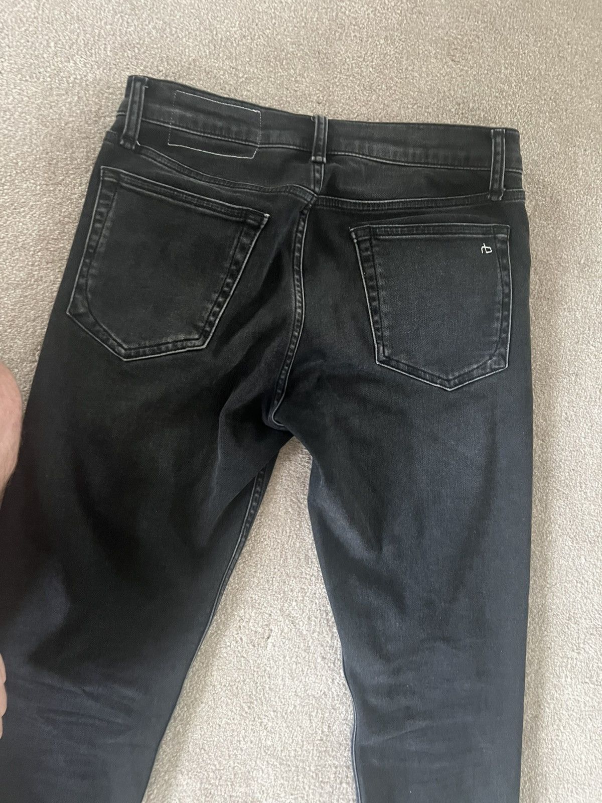 Rag & Bone Rag & Bone Black Jeans Size US 28 / EU 44 - 5 Thumbnail
