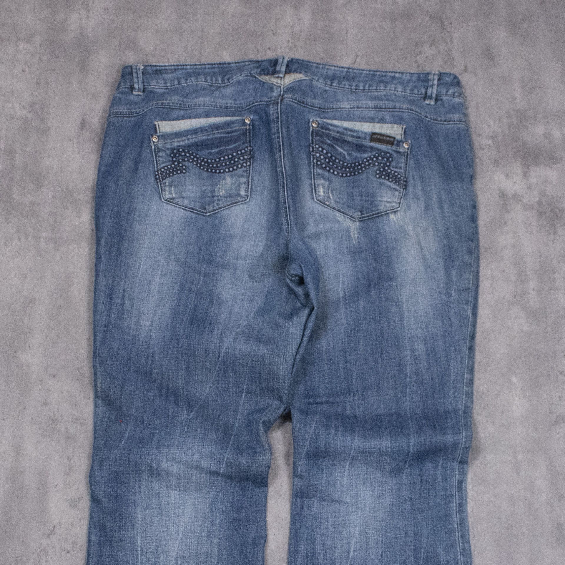 True Religion VTG Y2K Love & Legend Bootcut Low Rise Denim Jeans Size US 40 / EU 56 - 11 Thumbnail