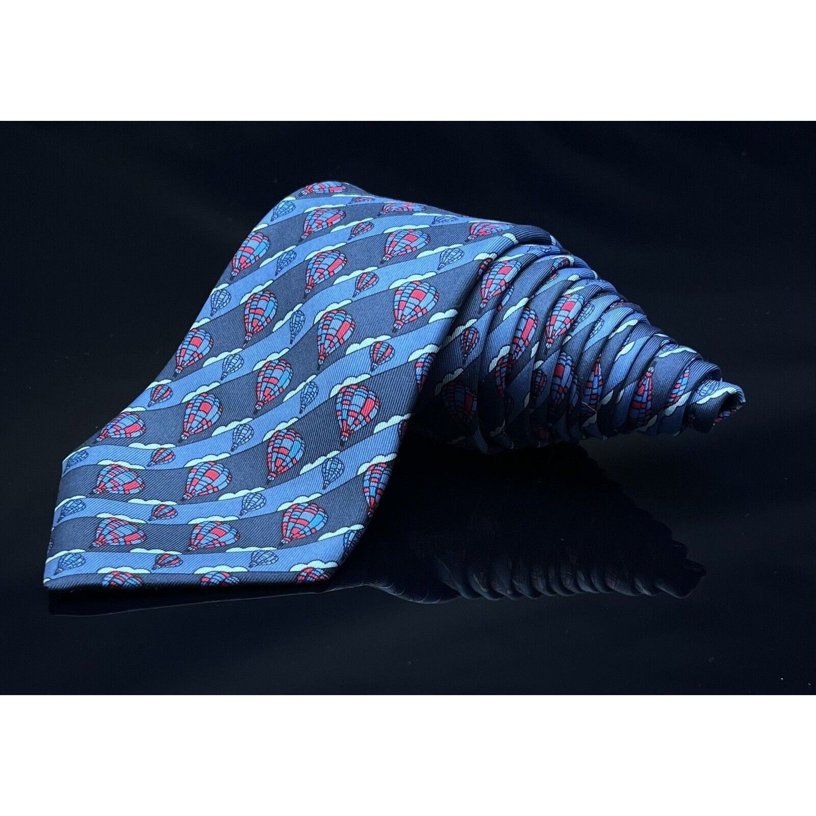 Donald Trump HERMES PARIS (7233 UA) MEN'S TIE 100% SILK MADE IN FRANC Size ONE SIZE - 1 Thumbnail