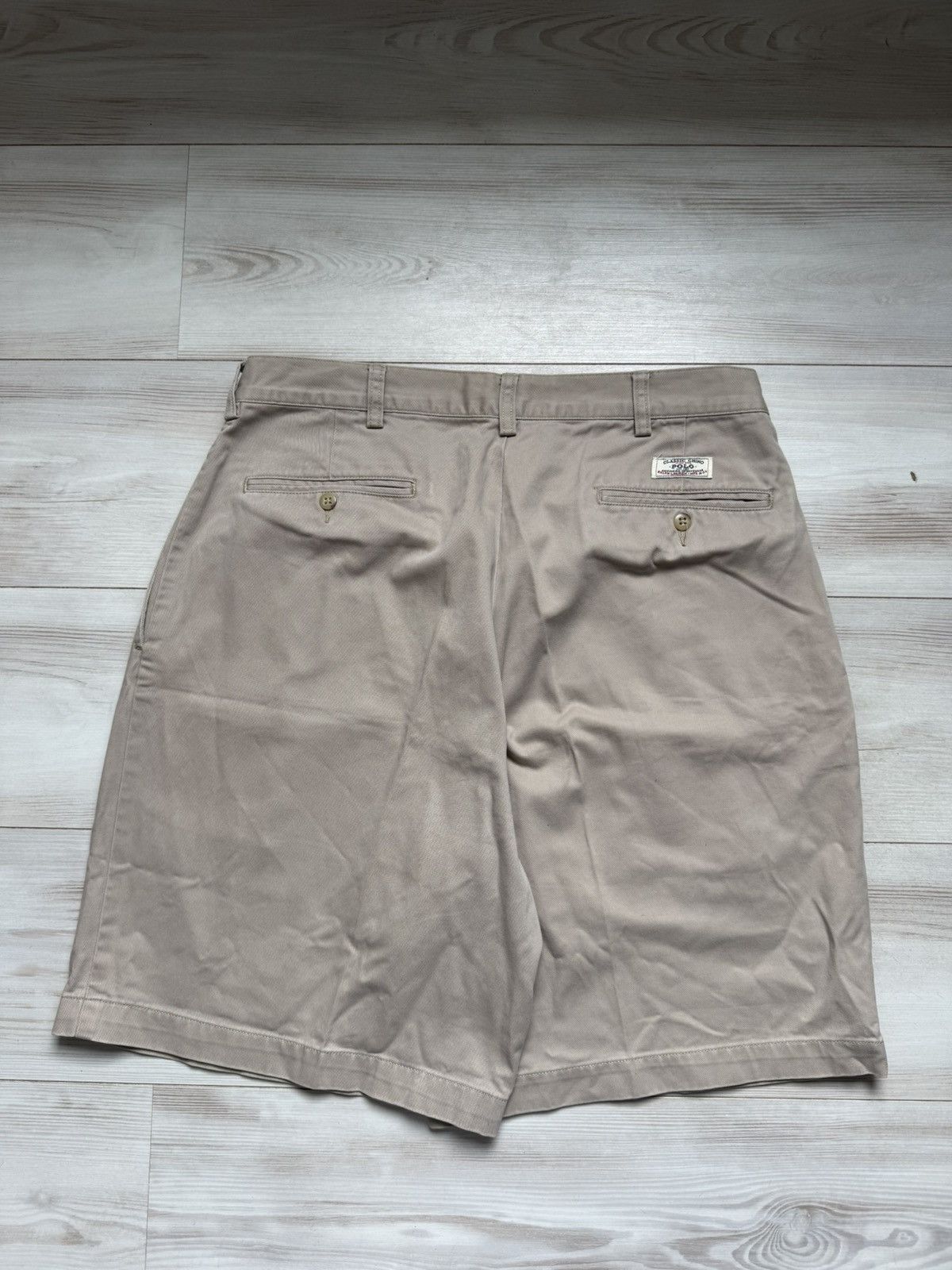 Polo Ralph Lauren Vintage Polo Ralph Lauren shorts Beige Streetwear style Size US 34 / EU 50 - 11 Thumbnail