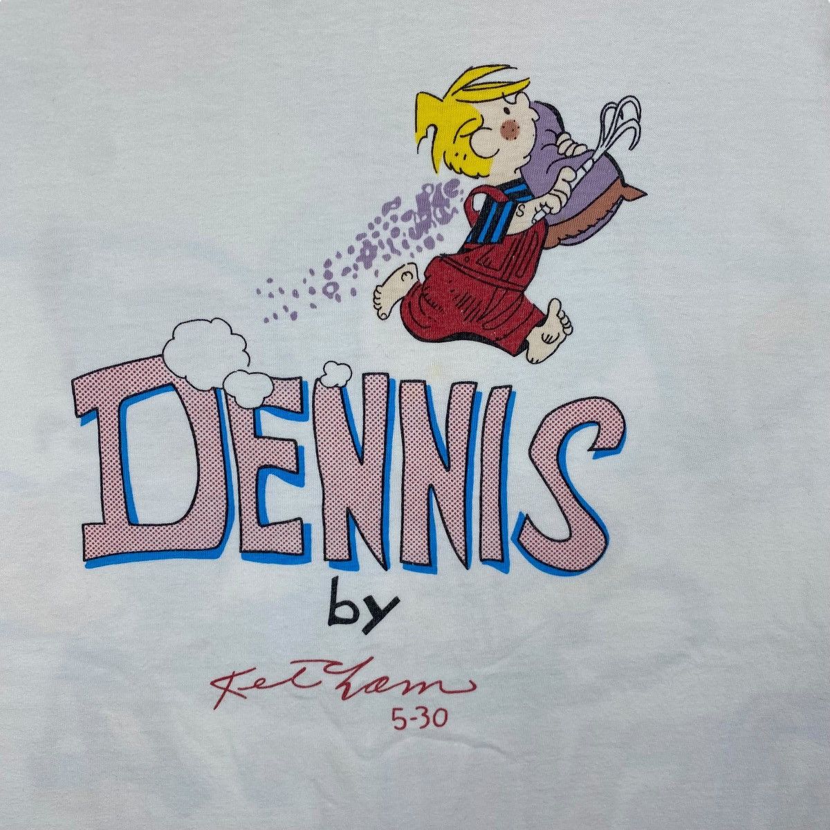 Vintage Vintage 90's DENNIS THE MENACE By Hank Ketcham Cartoon Tee Size US L / EU 52-54 / 3 - 5 Thumbnail