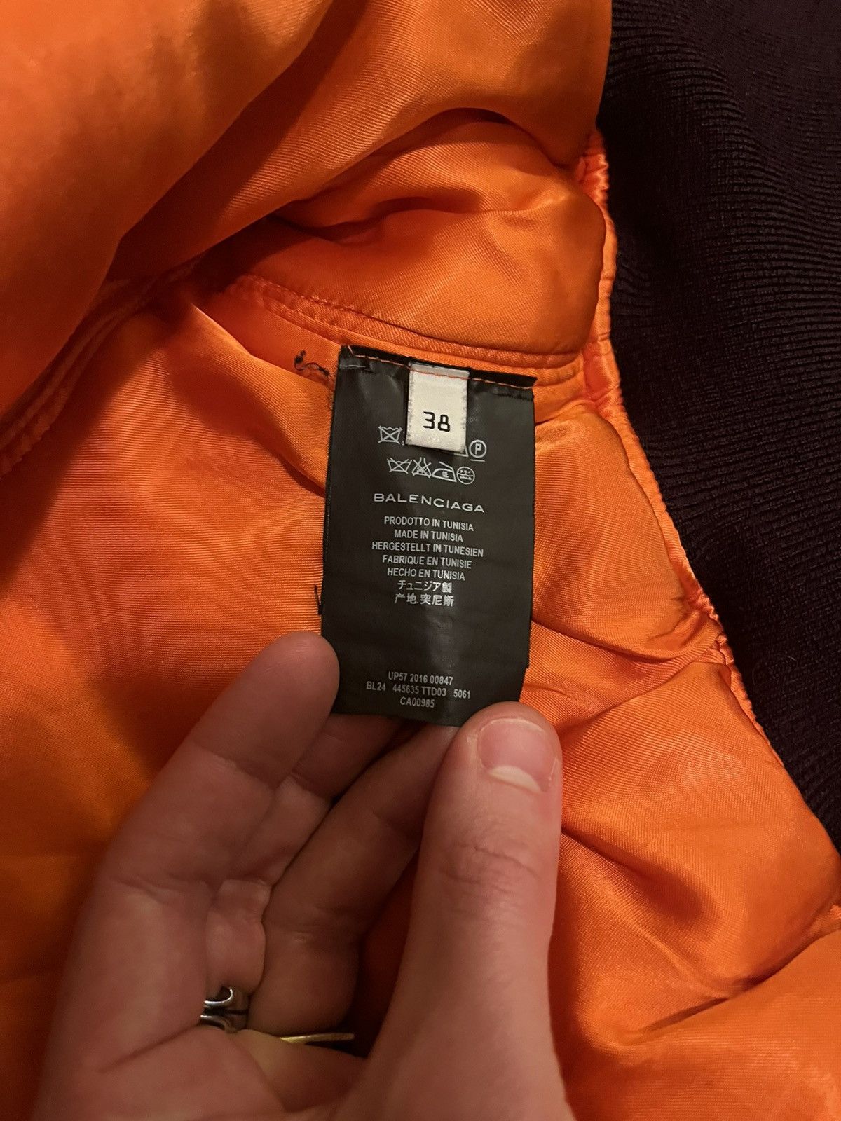 Balenciaga 2016 Balenciaga Bomber Jacket Size US S / EU 44-46 / 1 - 6 Thumbnail