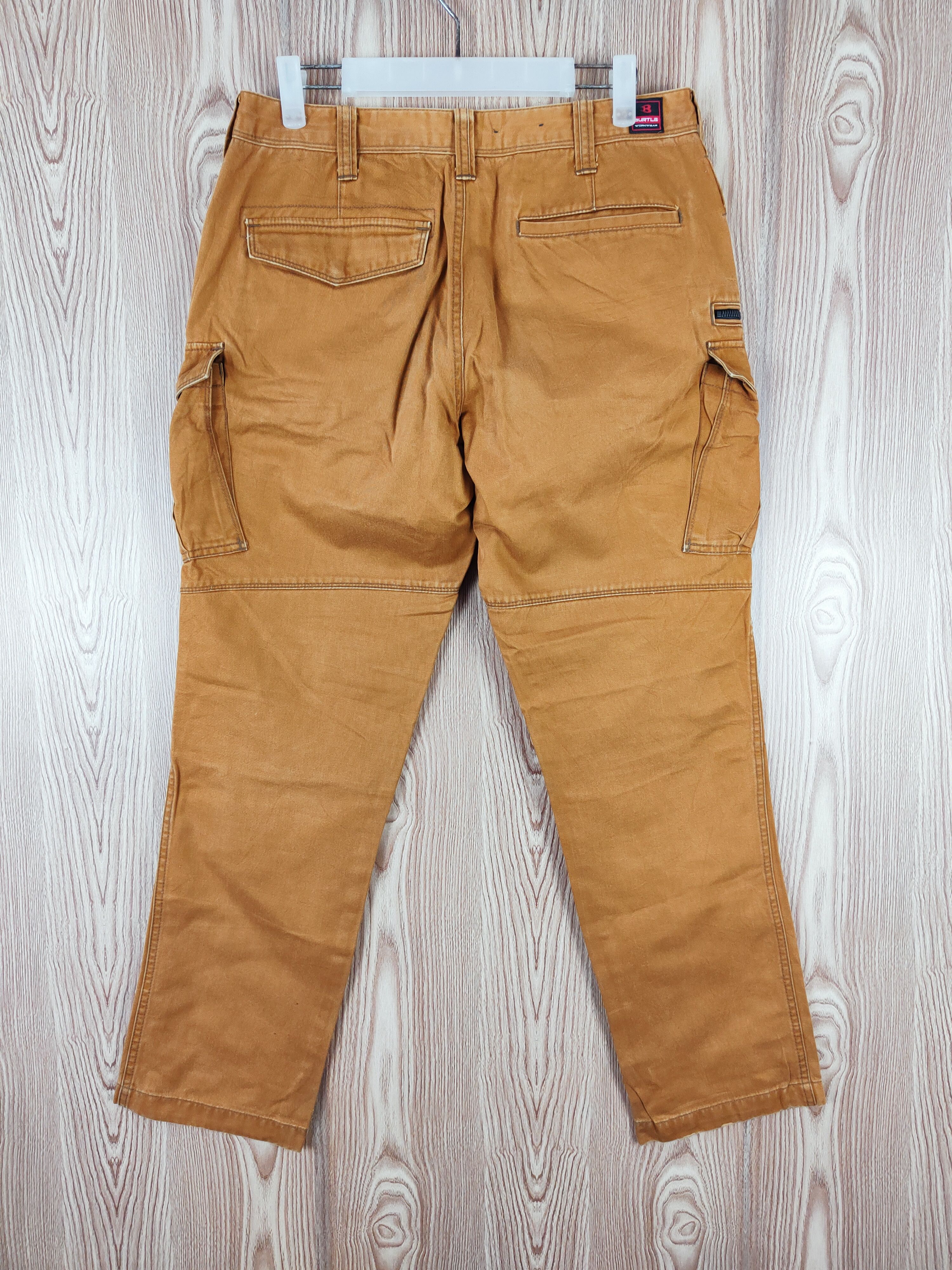 Japanese Brand Burtle Dark Orange Multipocket Tactical Cargo Pants #W240 Size US 30 / EU 46 - 10 Thumbnail