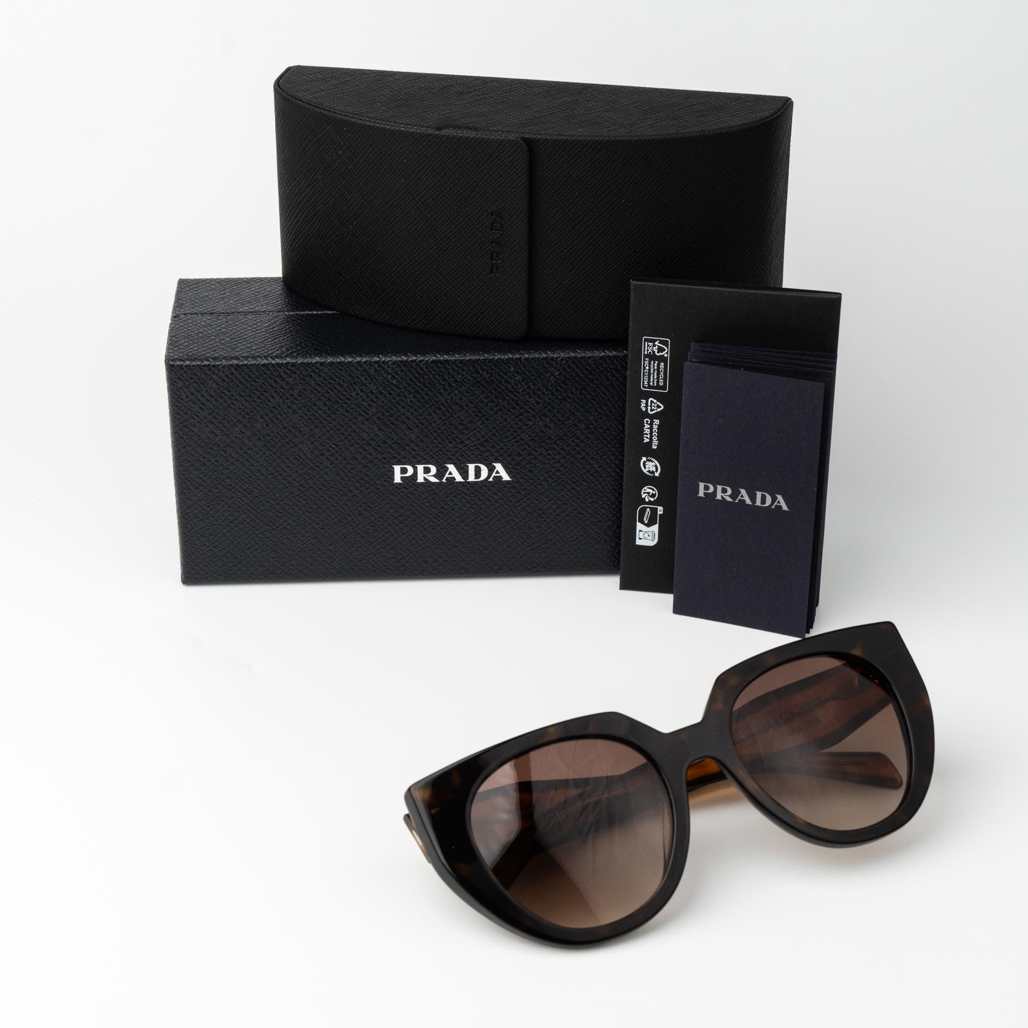 Prada Prada Women Sunglasses Cat Eye PR14WS 2AU6S1 BRAND NEW Size ONE SIZE - 9 Thumbnail
