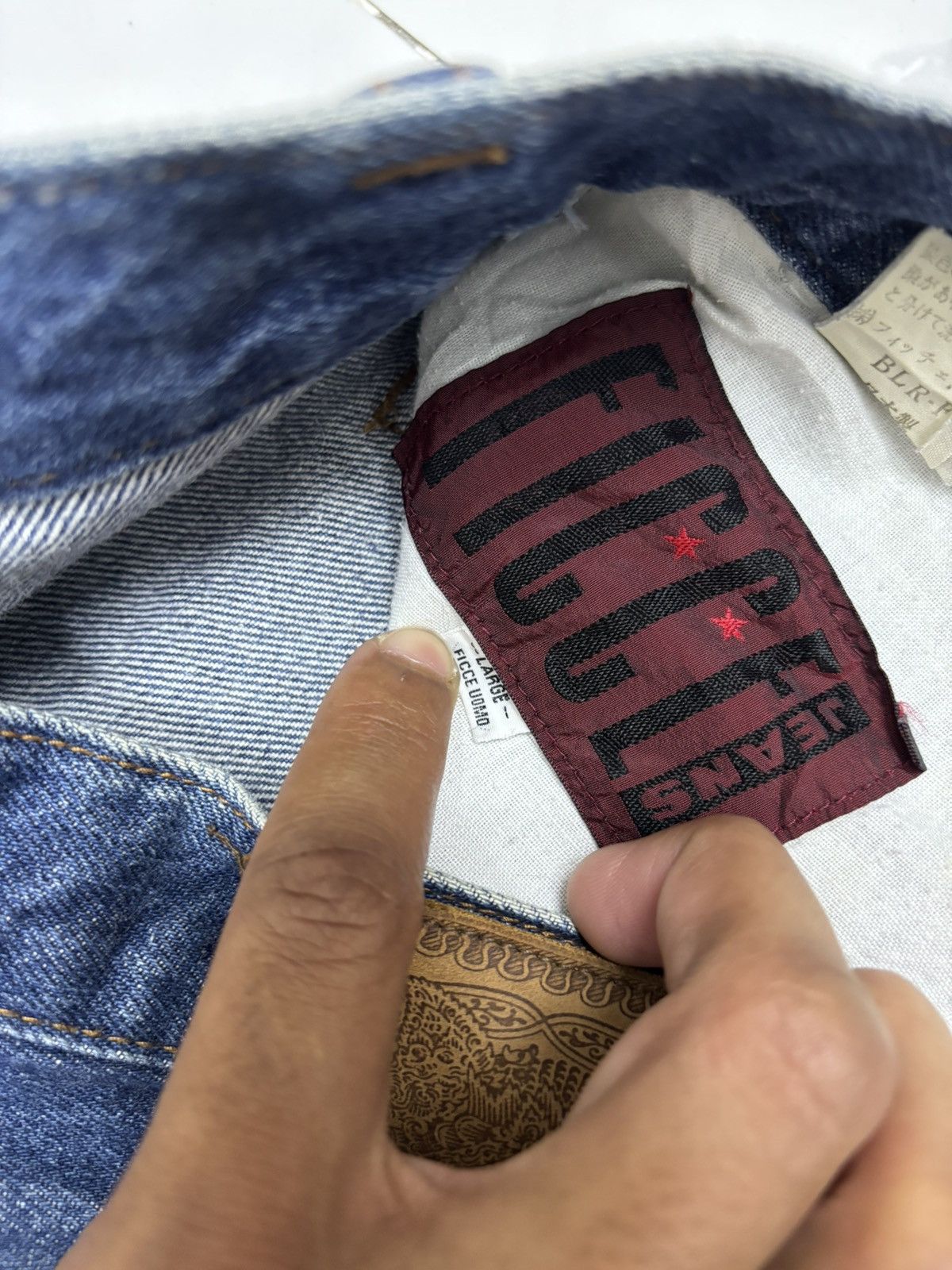 Yoshiyuki Konishi Yoshiyuki Konishi Ficce Uomo Wide Straight Leg Denim Jeans Size US 32 / EU 48 - 11 Thumbnail