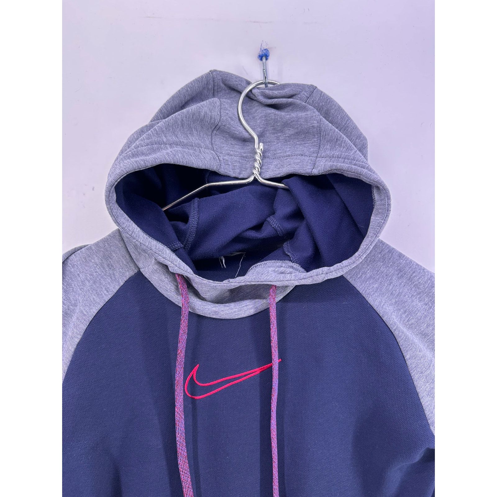 Nike NikeGray Blue Therma Fit Center SwooshHoodie Sz medium Size US M / EU 48-50 / 2 - 5 Thumbnail