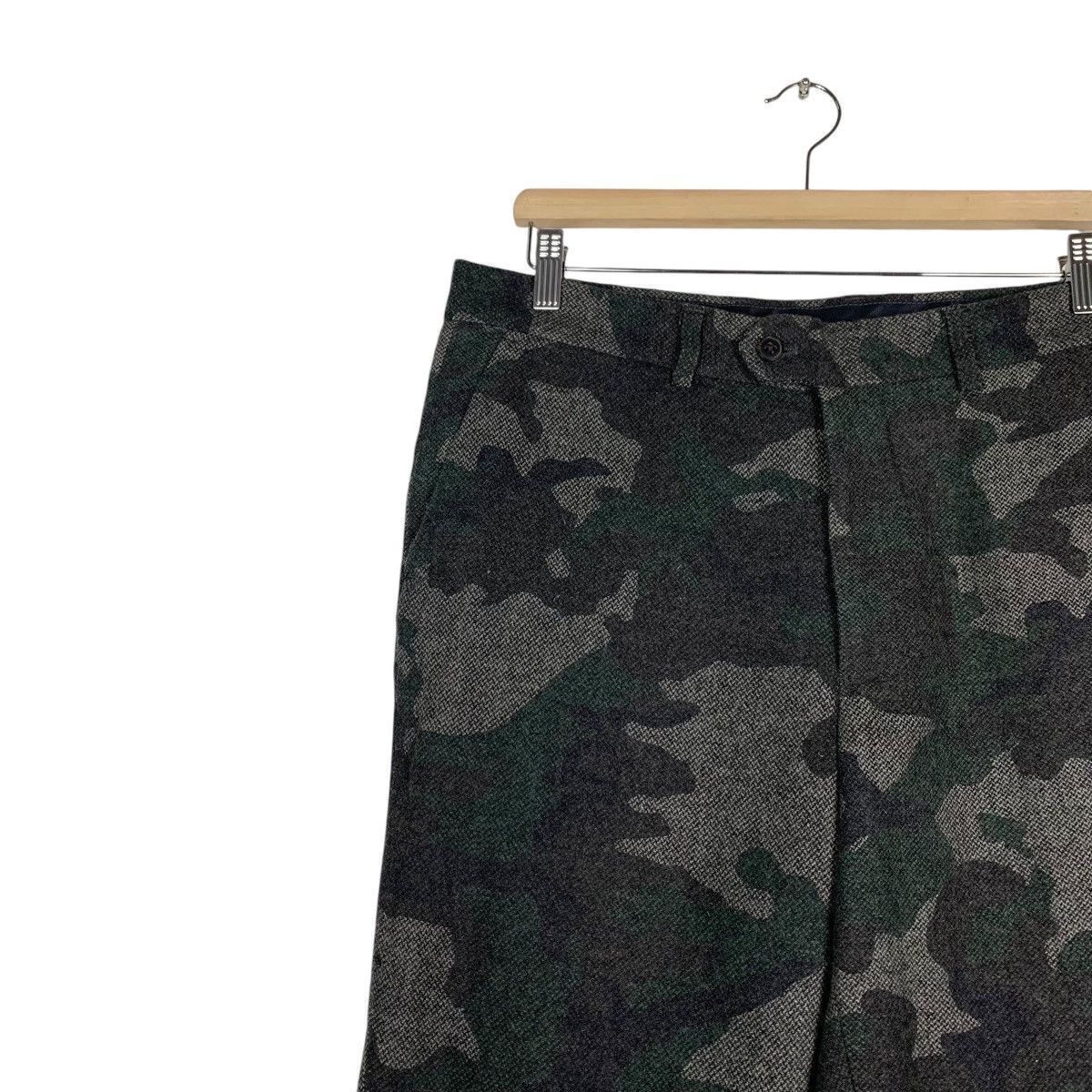 Global Work GLOBAL WORK Green Camo Casual Pant #1384-C63 Size US 34 / EU 50 - 6 Thumbnail