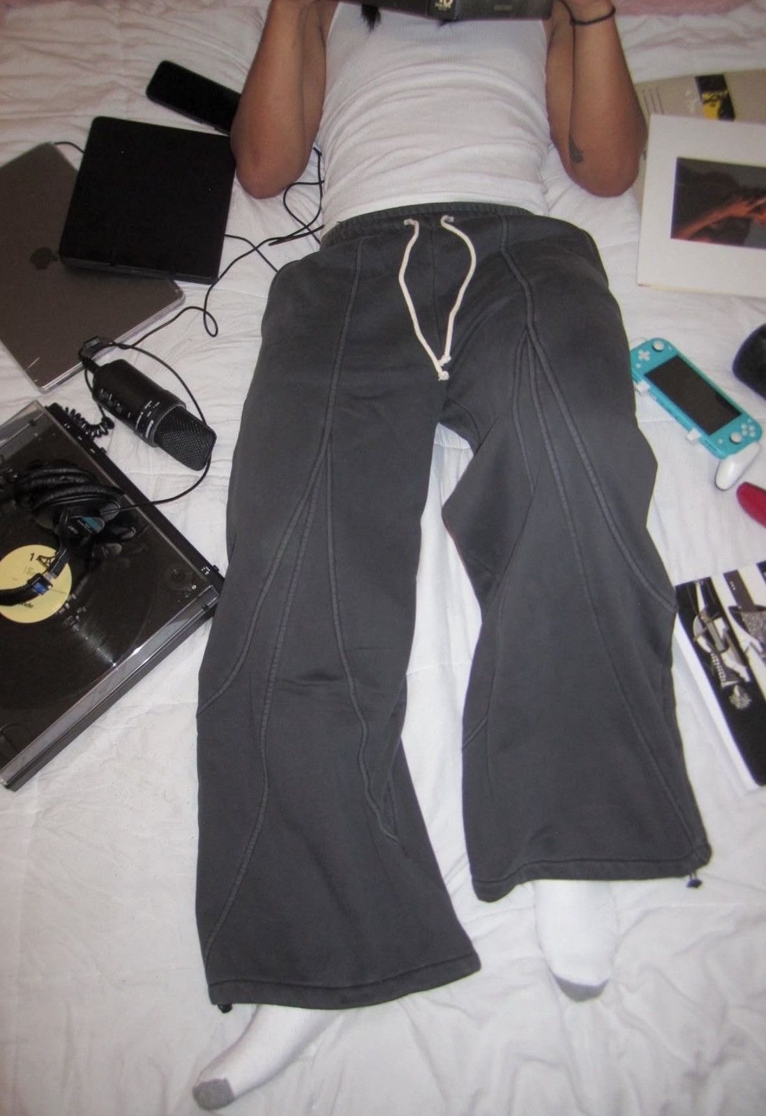Other Richusi Washed black sweatpants Size US 32 / EU 48 - 2 Thumbnail