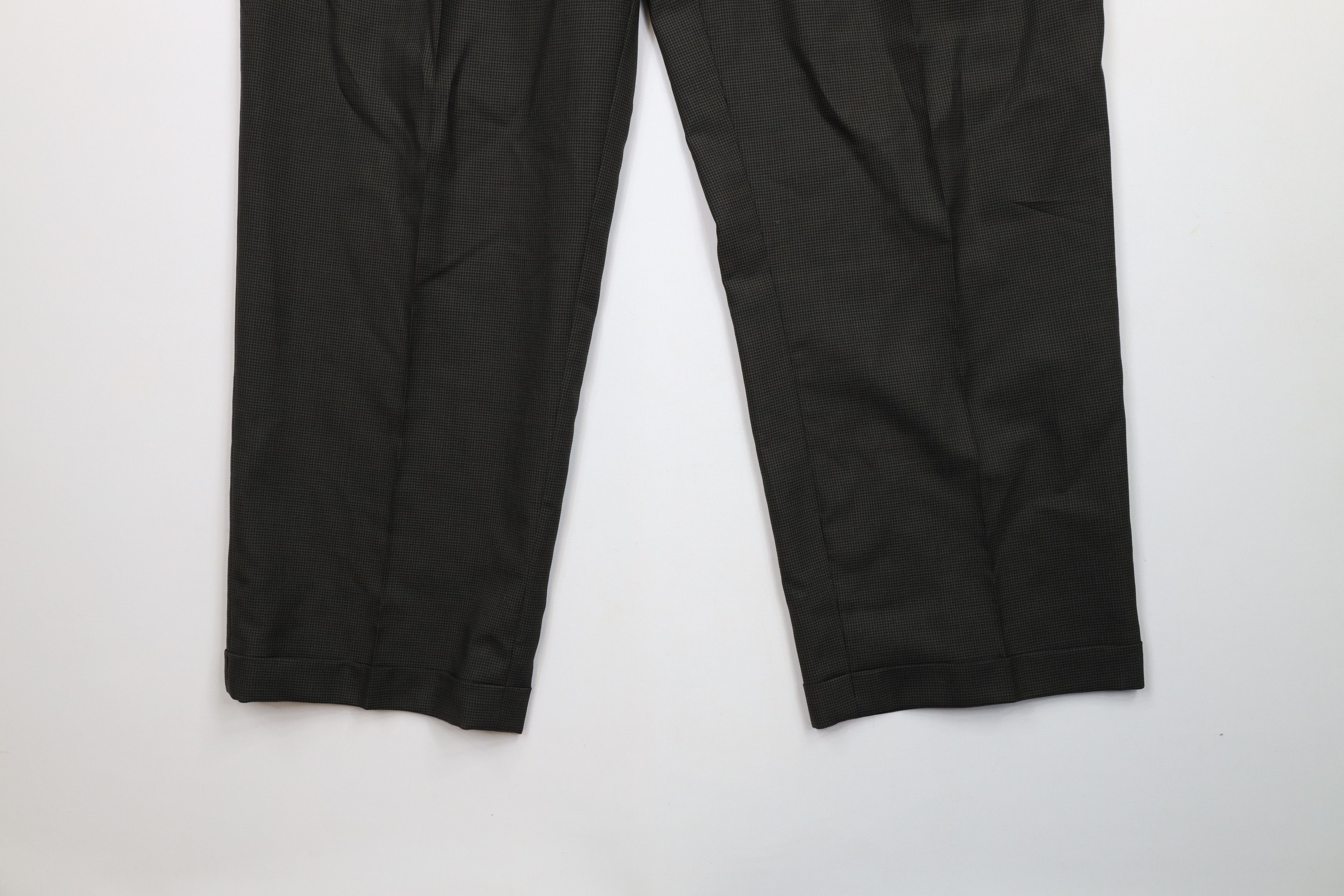 Vintage Vintage 90s Streetwear Houndstooth Wide Leg Chino Pants Size US 38 / EU 54 - 4 Thumbnail