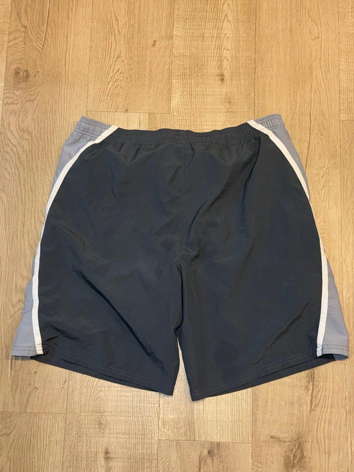 Reebok Reebok Nylon Black/Grey Hoop Shorts Mens LG 90s Size US 34 / EU 50 - 5 Thumbnail