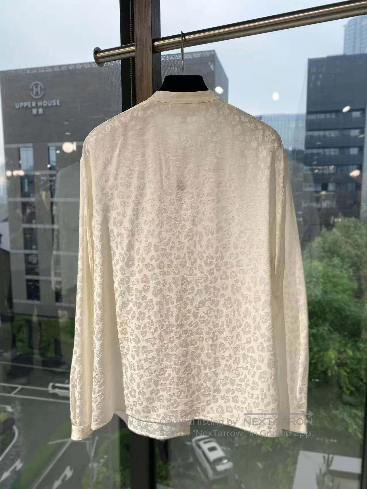 Chanel Chanel Dark leopard print silk shirt| Size XXS / US 00 / IT 34 - 3 Thumbnail