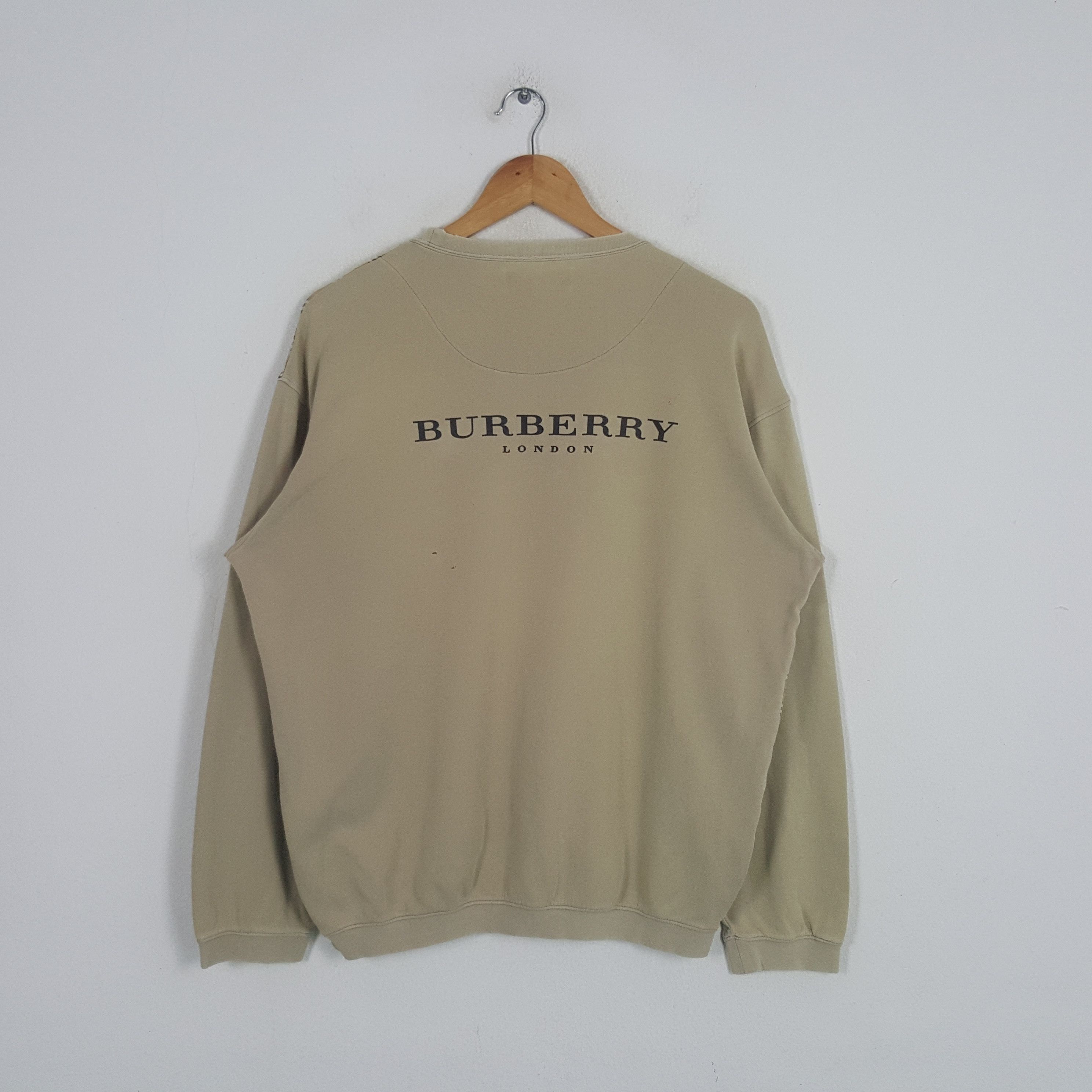 Burberry × Vintage Vintage Burberry novacheck sweatshirt