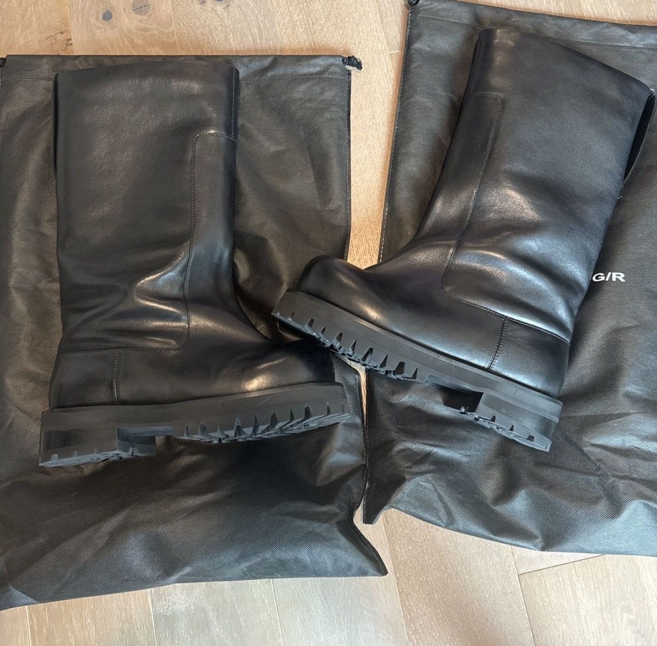 PROJECT G/R Project GR wide shaft boots size 42 9 US Size US 9 / EU 42 - 4 Thumbnail