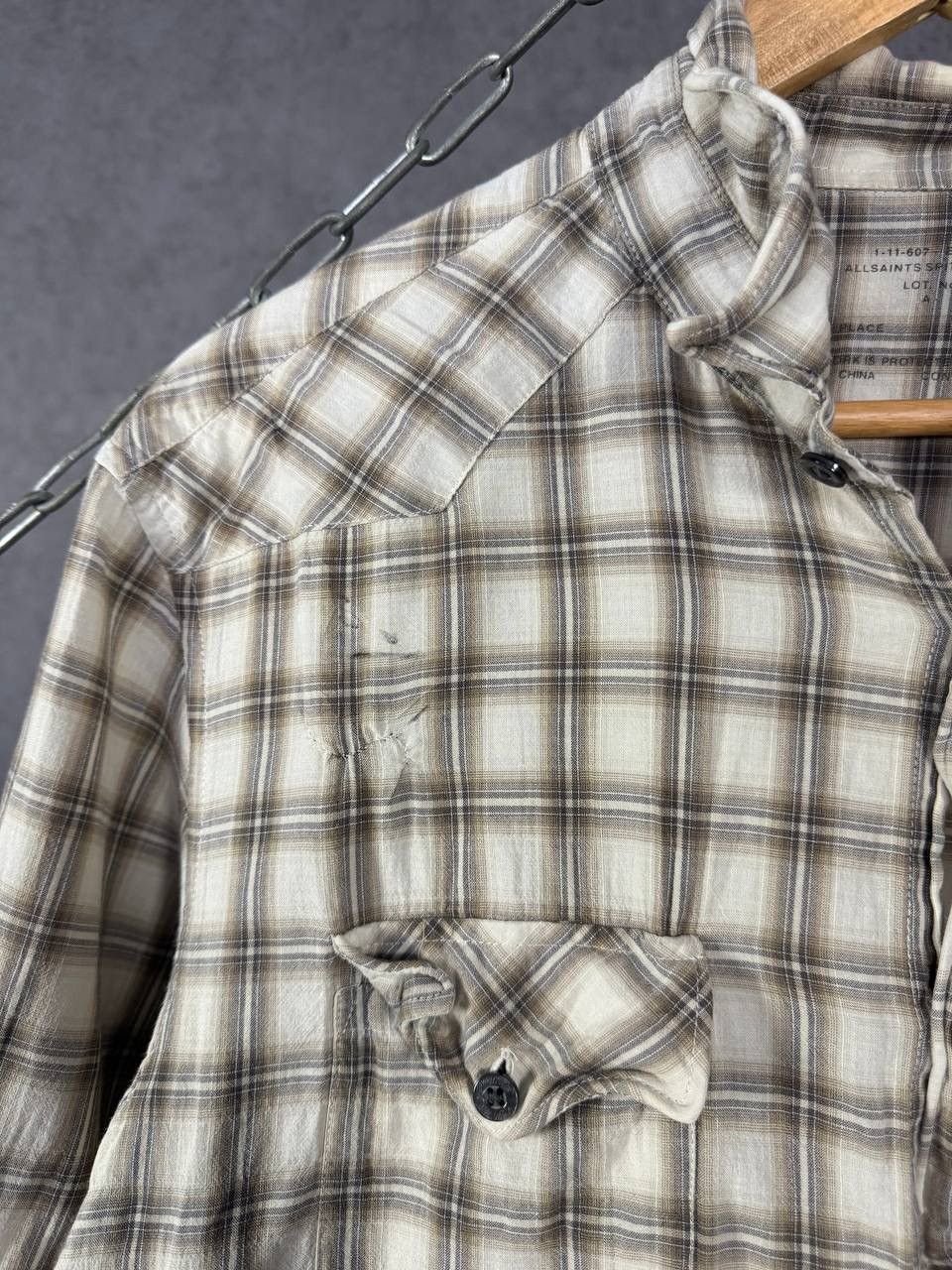 Allsaints Allsaints vintage designer shirt Size US L / EU 52-54 / 3 - 7 Thumbnail