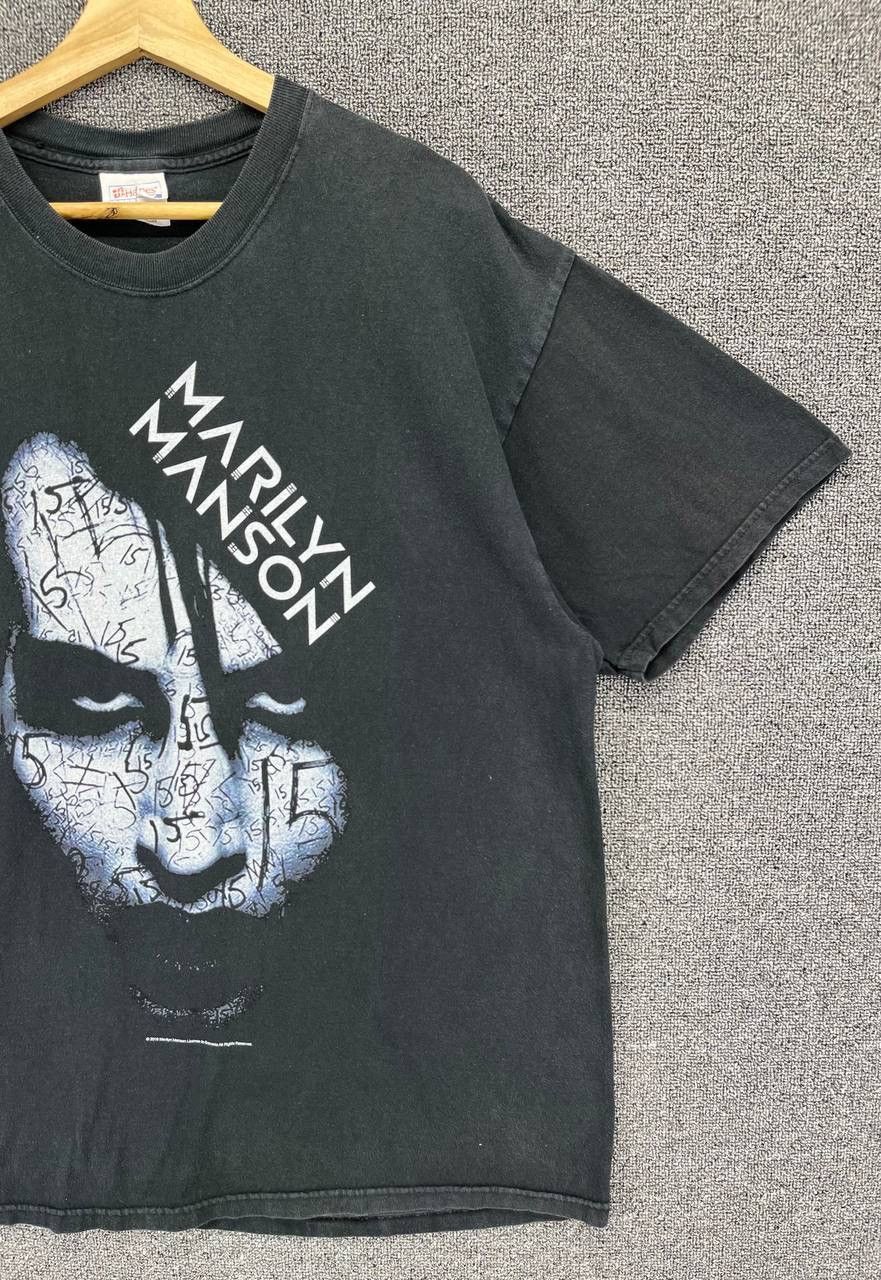 Marilyn Manson Vintage Marilyn Manson Punk Rock Band Tees T Shirts Size US XL / EU 56 / 4 - 4 Thumbnail