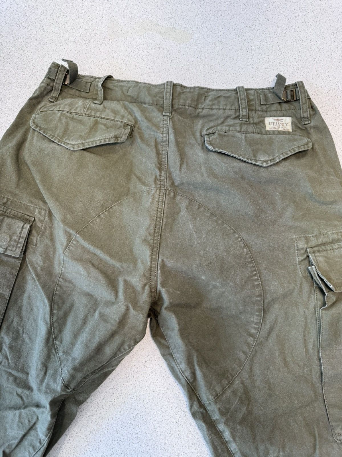 Polo Ralph Lauren Polo Ralph Lauren Olive Green/Drab Cargo Pants Size US 35 - 7 Thumbnail
