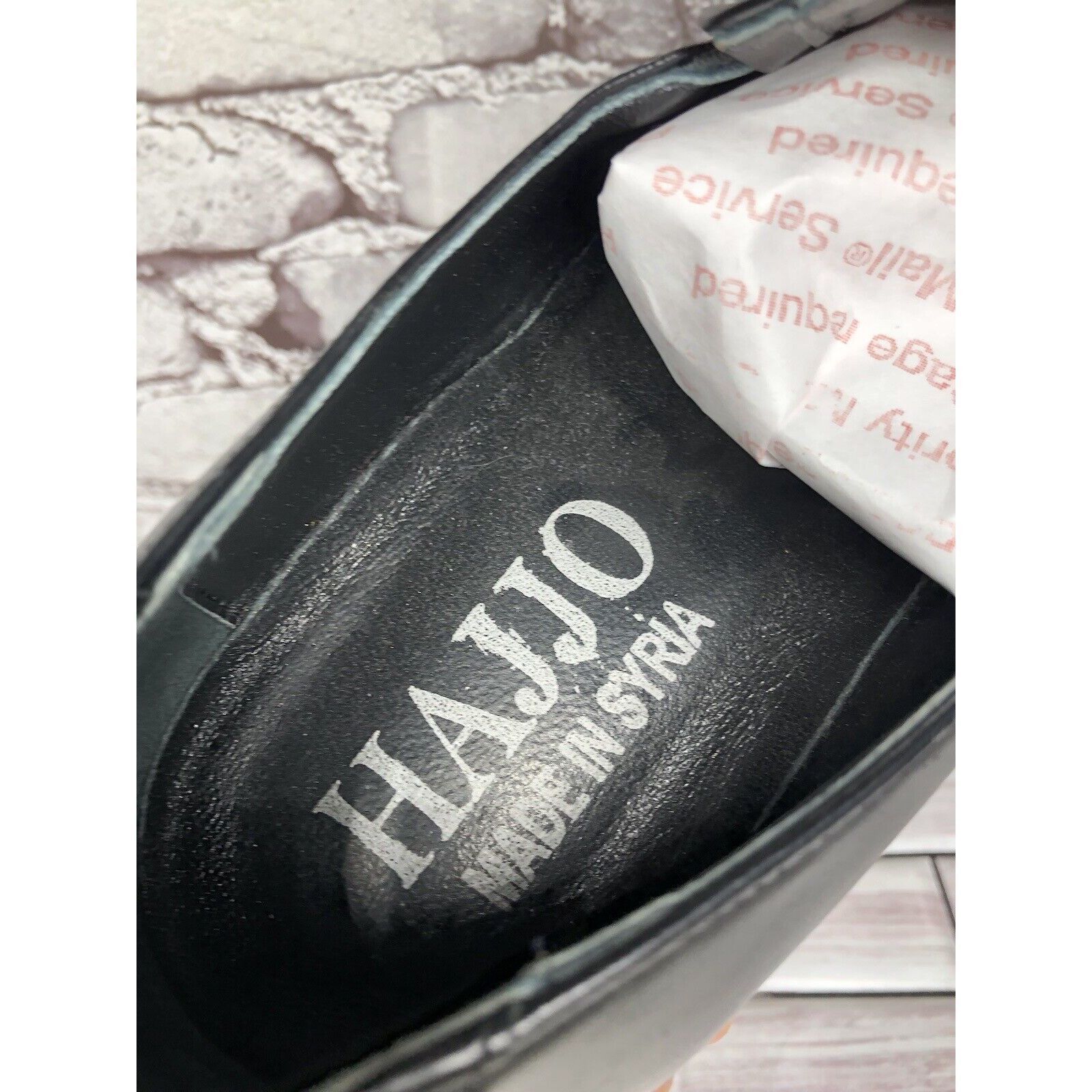 Other HAJJO Black Leather Slip On Casual Dress Loafers Work Shoes Size US 9 / EU 42 - 14 Thumbnail