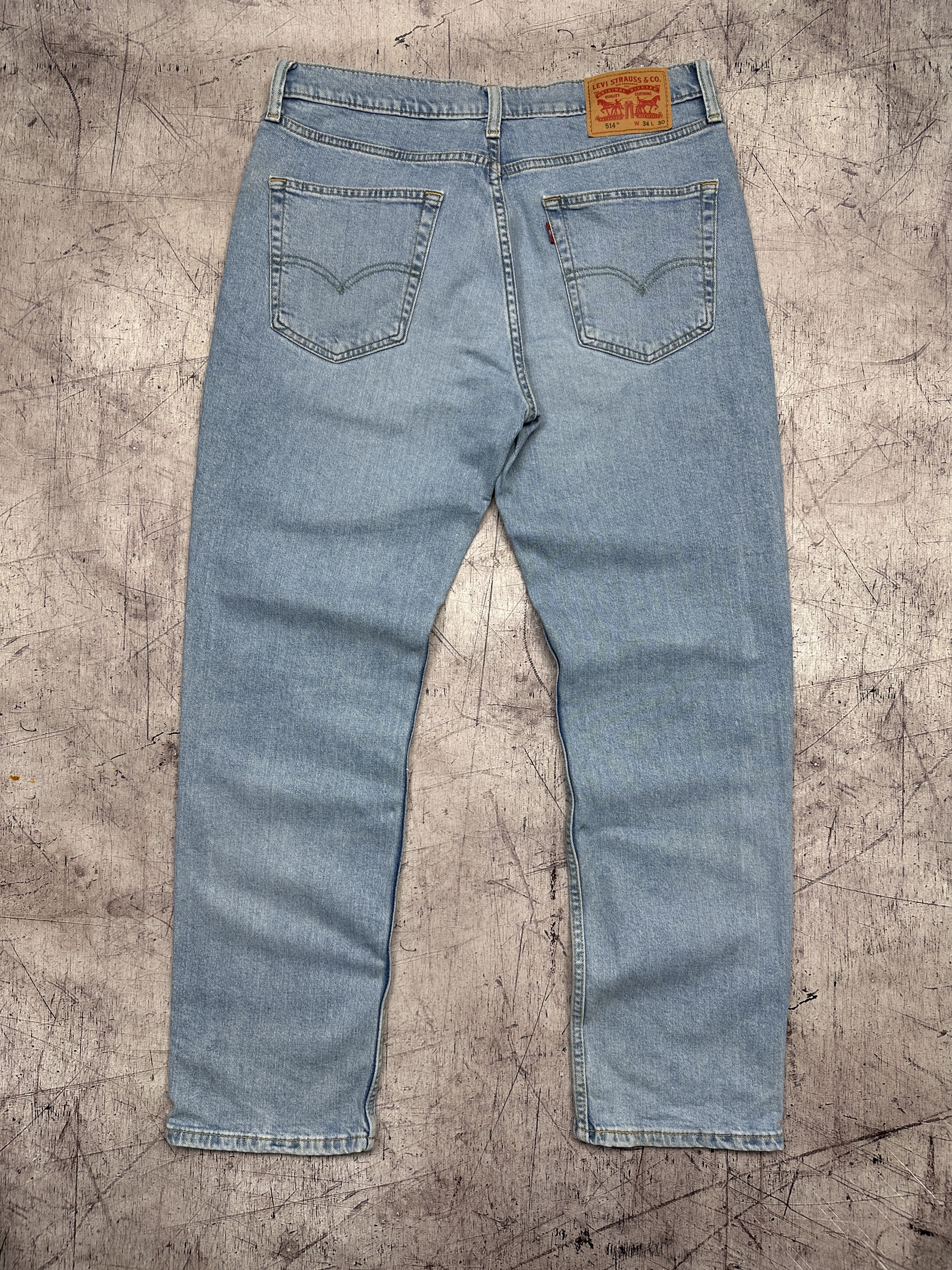 Levi's Levi's 514 Mens Denim Pants Jeans Size 34 x 30 Size US 34 / EU 50 - 1 Thumbnail