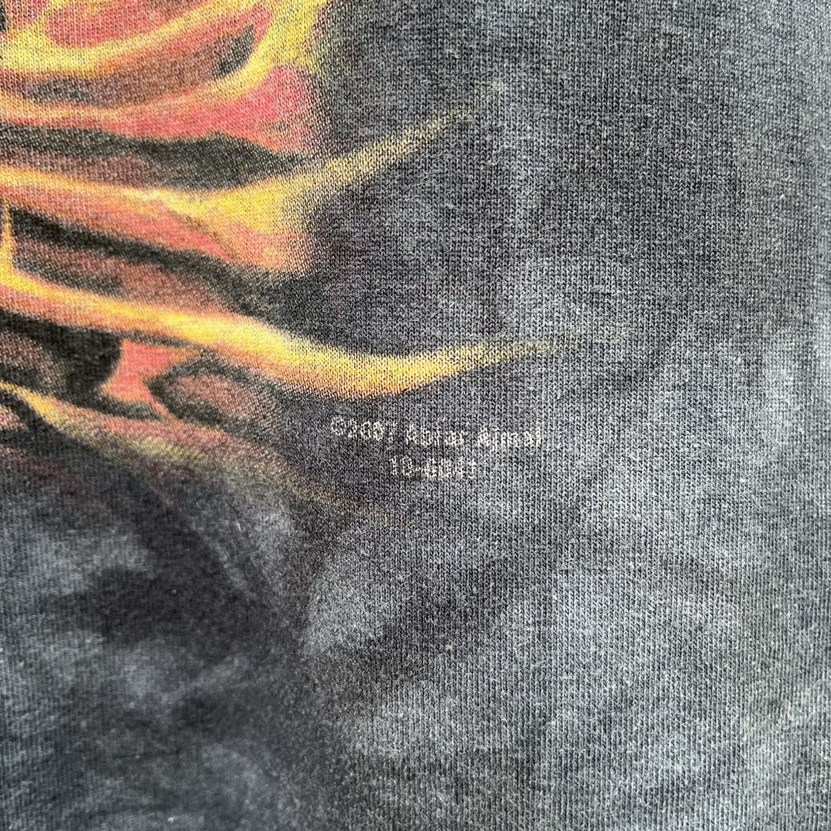 Vintage Thrashed Faded Y2k Skul Bone Tie Dye Tee Size US XXL / EU 58 / 5 - 4 Thumbnail