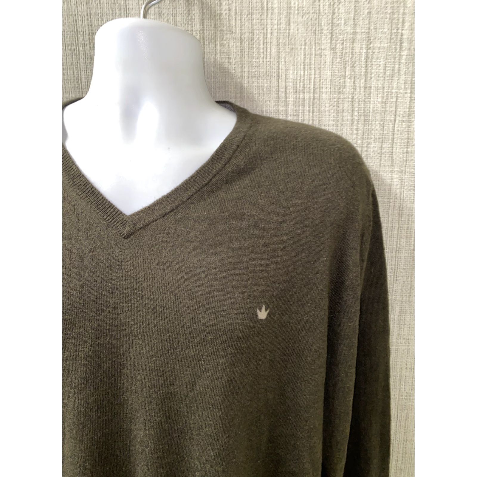 Vintage Elvstrom Mens Gray Wool Blend V-Neck Sweater Size 2XL Size US XXL / EU 58 / 5 - 2 Thumbnail