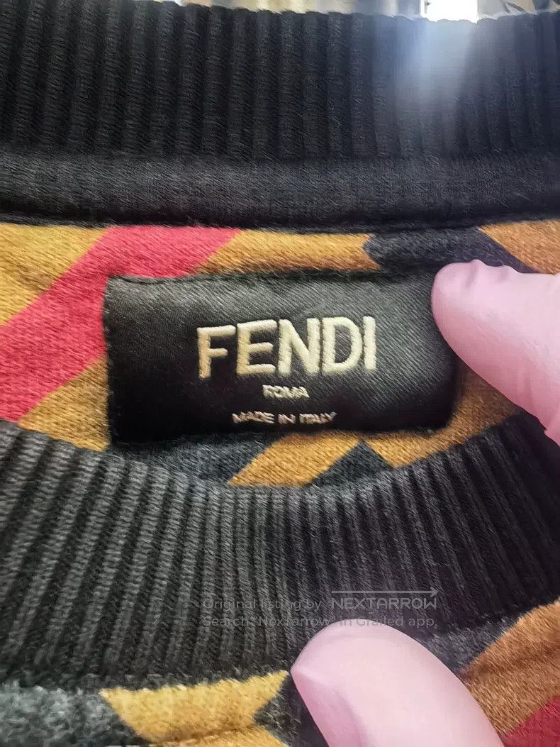 Fendi Fendi FF monogrammed full-print hooded sweatshirt Size US S / EU 44-46 / 1 - 5 Thumbnail