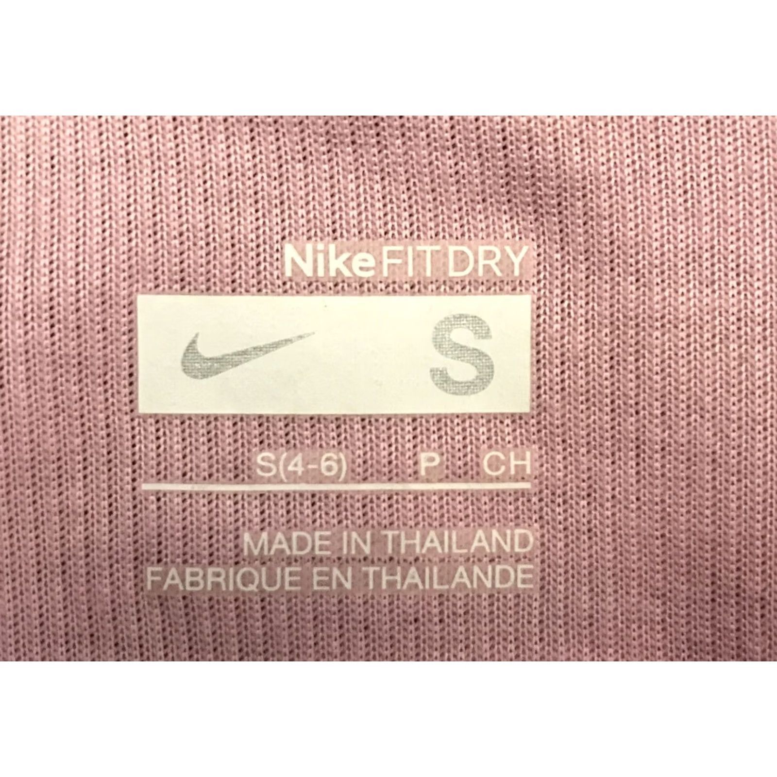 Nike Nike Dri-Fit Racerback Logo Tank Top Womens Small Pink Shirt Activewear Pullover Sleeveless Scoop Neck Stretch 14" Pit 24" Length Logo Size S / US 4 / IT 40 - 3 Thumbnail