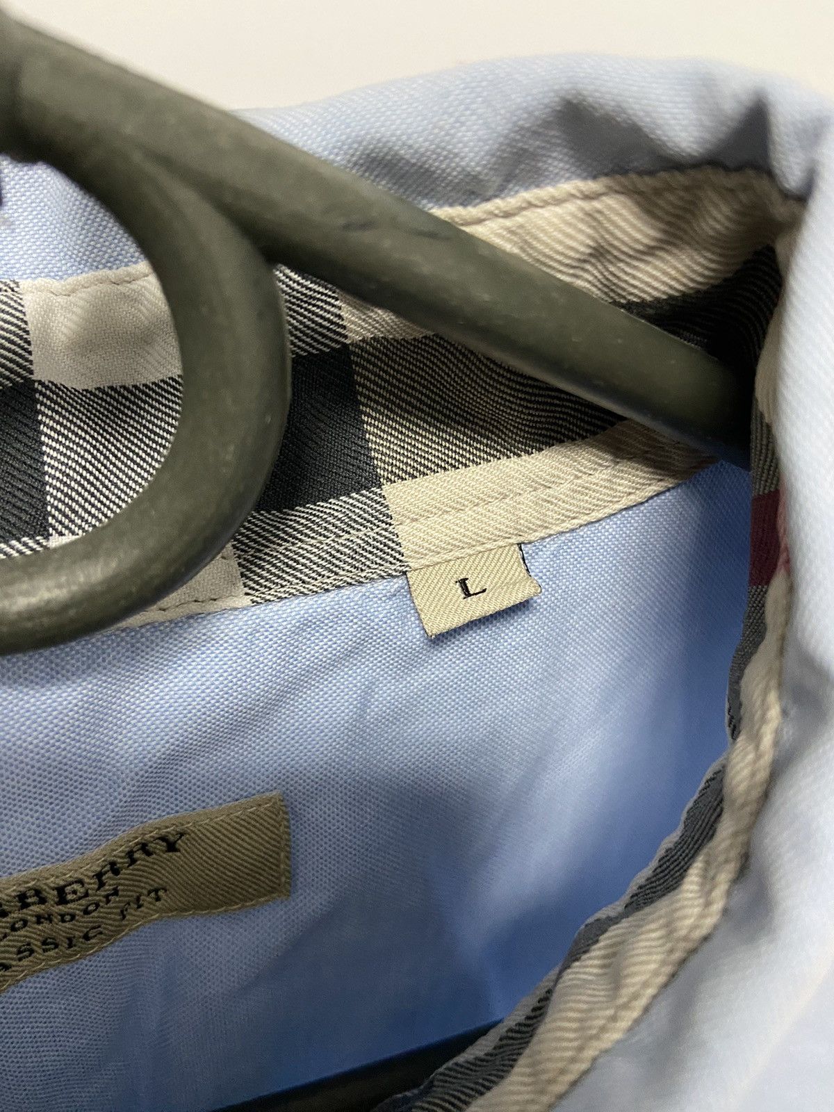 Burberry × Vintage Burberry Vintage Button Ups Classic Nova Check Small Logo Size US L / EU 52-54 / 3 - 8 Thumbnail