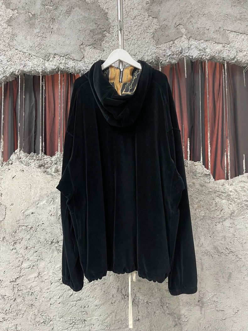 Gucci GucciVelvet half-zip hoodie 2503-Nextarrow Size US M / EU 48-50 / 2 - 2 Thumbnail