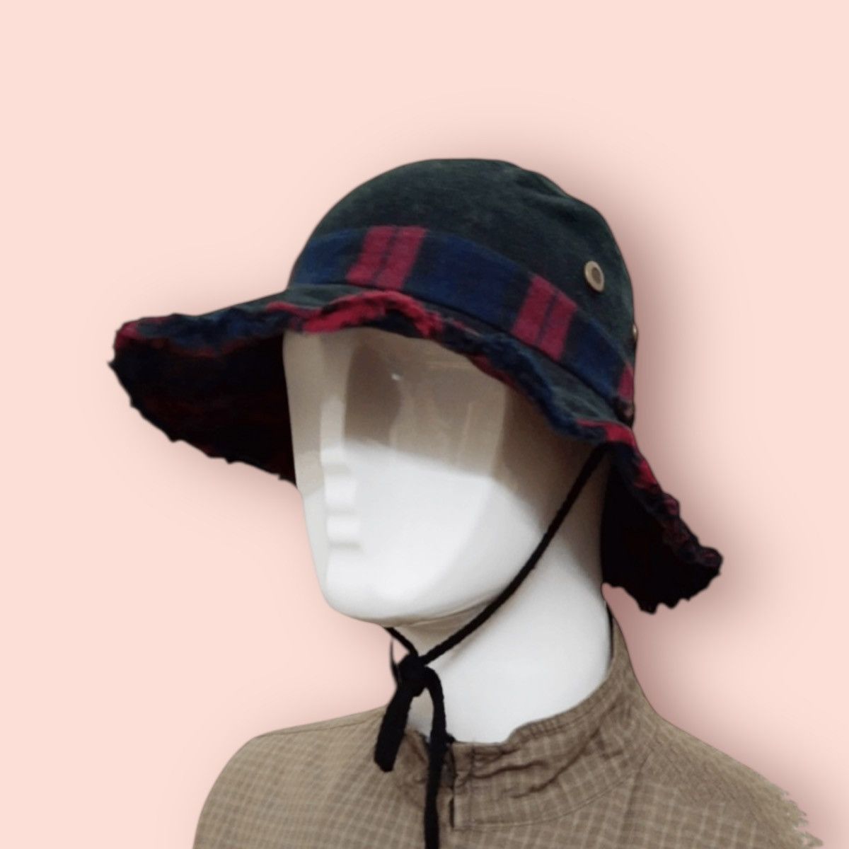 Vintage VINTAGE WOOL BLEND OUTDOOR BUCKET HAT Size ONE SIZE - 2 Thumbnail