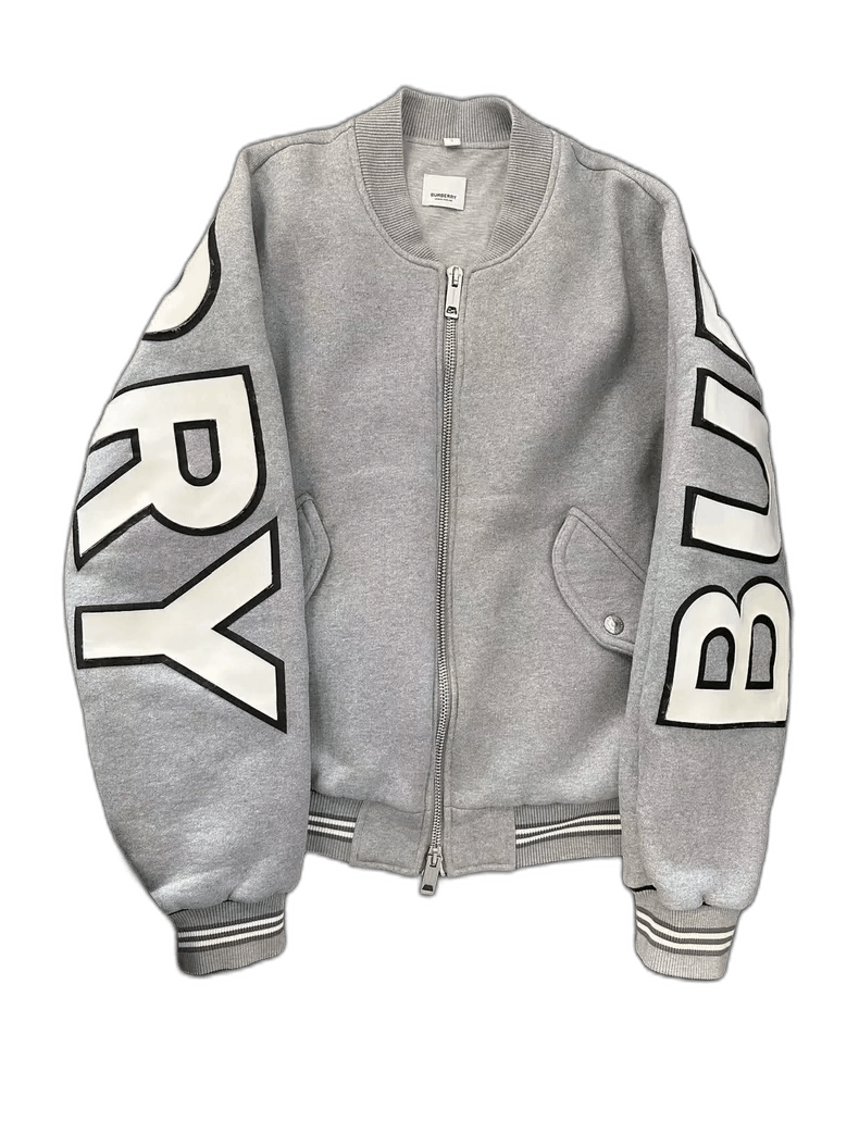 Burberry Burberry Gray Logo Pilot Jacket Size L Size US L / EU 52-54 / 3 - 1 Thumbnail