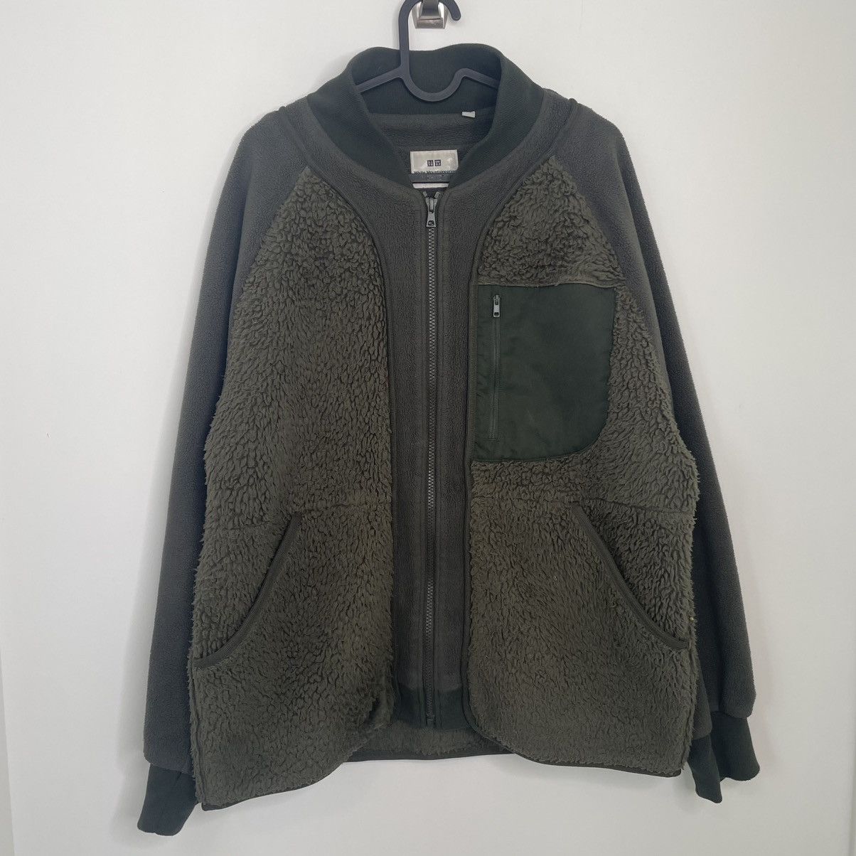 White Mountaineering Uniqlo White Mountaineering Fleece Jacket Green Small Size US S / EU 44-46 / 1 - 1 Thumbnail
